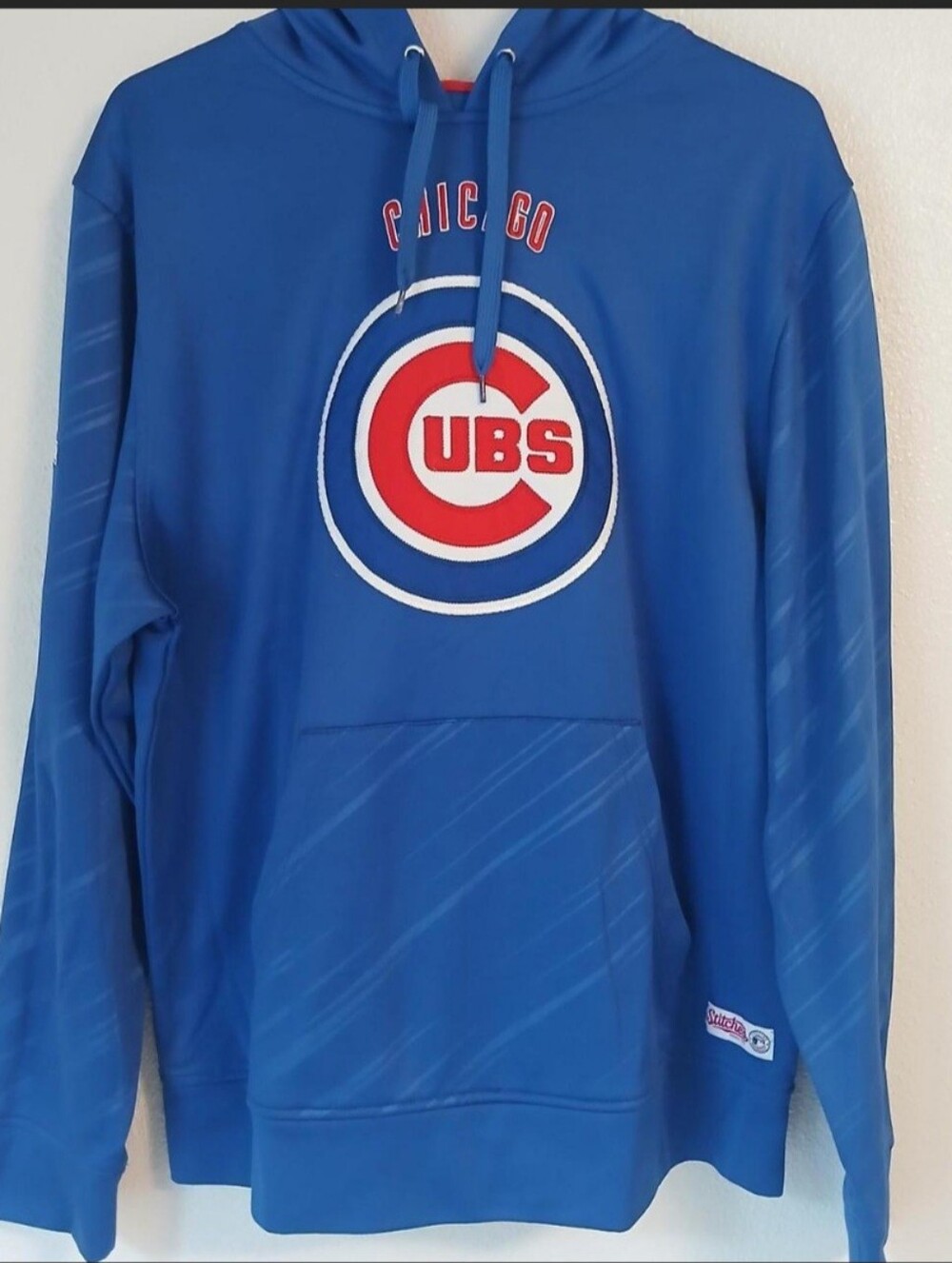 Stitches Chicago Cubs Men’s Medium Hoodie Royal Blue Graphic Pullover